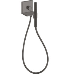 Moduł główki prysznicowej 120/120, kwadratowy, podtynkowy Czarny Chrom Szczotkowany AXOR ShowerSolutions Axor (10651340)