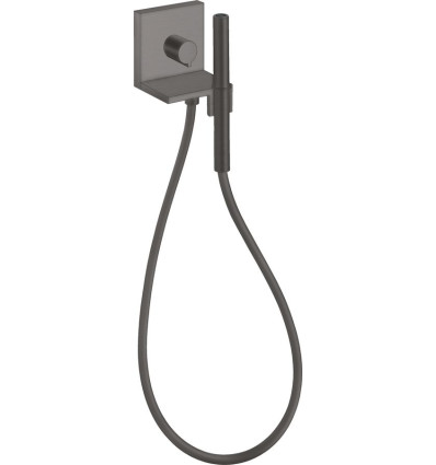 Moduł główki prysznicowej 120/120, kwadratowy, podtynkowy Czarny Chrom Szczotkowany AXOR ShowerSolutions Axor (10651340)
