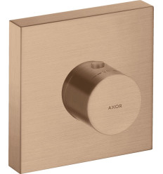 Bateria termostatyczna 120/120, kwadratowy, podtynkowa Czerwony Złoty Szczotkowany AXOR ShowerSolutions Axor (10755310)