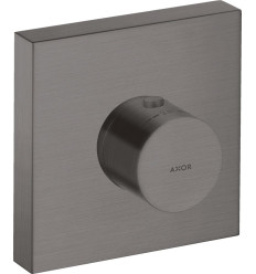 Bateria termostatyczna 120/120, kwadratowy, podtynkowa Czarny Chrom Szczotkowany AXOR ShowerSolutions Axor (10755340)