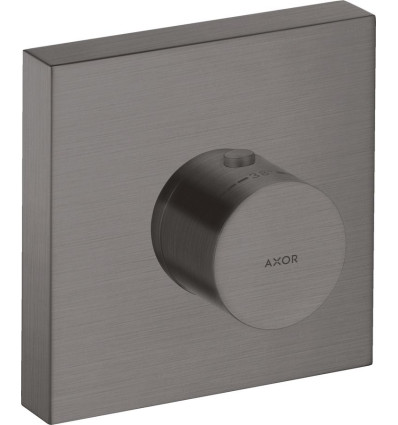 Bateria termostatyczna 120/120, kwadratowy, podtynkowa Czarny Chrom Szczotkowany AXOR ShowerSolutions Axor (10755340)