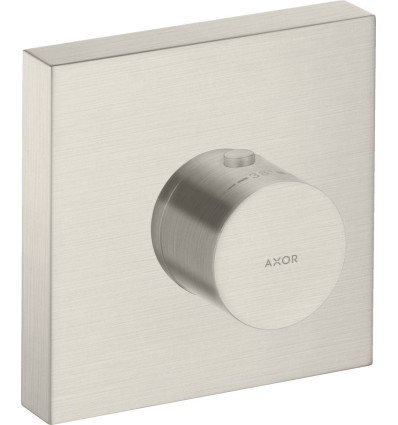 Bateria termostatyczna 120/120, kwadratowy, podtynkowa Stal Szlachetna Optyczna AXOR ShowerSolutions Axor (10755800)
