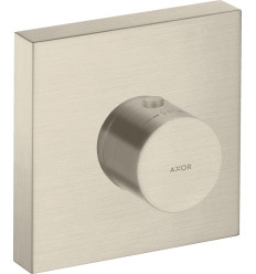 Bateria termostatyczna 120/120, kwadratowy, podtynkowa Nikiel Szczotkowany AXOR ShowerSolutions Axor (10755820)