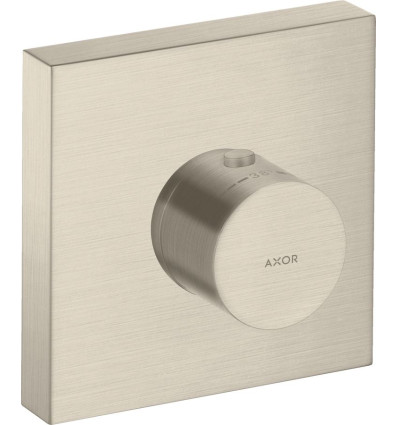 Bateria termostatyczna 120/120, kwadratowy, podtynkowa Nikiel Szczotkowany AXOR ShowerSolutions Axor (10755820)