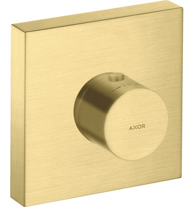Bateria termostatyczna 120/120, kwadratowy, podtynkowa Mosiądz Szczotkowany AXOR ShowerSolutions Axor (10755950)