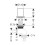 AXOR Zawór odcinający do montażu w blacie kuchennym Czarny Chrom Polerowany Axor (10823330)