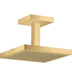 Głowica prysznicowa 240/240 1jet z przyłączem sufitowym Złoty Optyczny Szczotkowany AXOR ShowerSolutions Axor (10929250)