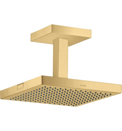 Głowica prysznicowa 240/240 1jet z przyłączem sufitowym Złoty Optyczny Szczotkowany AXOR ShowerSolutions Axor (10929250)