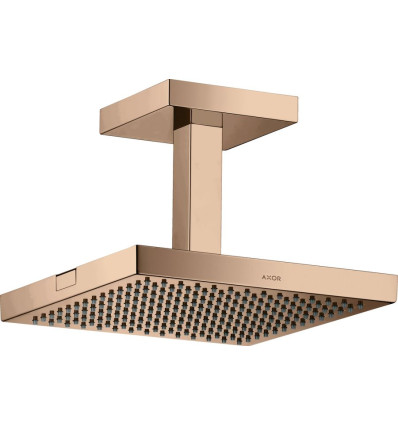 Głowica prysznicowa 240/240 1jet z przyłączem sufitowym Czerwony Złoty Polerowany AXOR ShowerSolutions Axor (10929300)