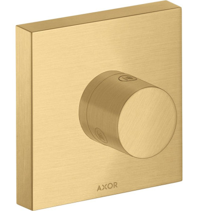 Zawór odcinająco-przełączający Trio/Quattro 120/120, podtynkowy Złoty Optyczny Szczotkowany AXOR ShowerSolutions Axor (10932250)