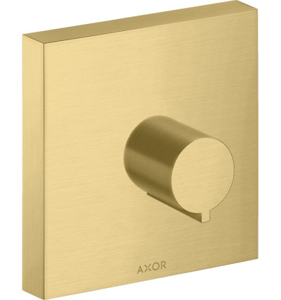 Zawór odcinający 120/120, podtynkowy Złoty Optyczny Szczotkowany AXOR ShowerSolutions Axor (10972250)