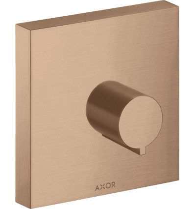 Zawór odcinający 120/120, podtynkowy Czerwony Złoty Szczotkowany AXOR ShowerSolutions Axor (10972310)
