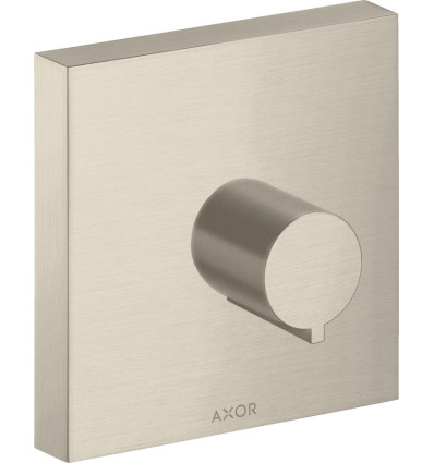 Zawór odcinający 120/120, podtynkowy Nikiel Szczotkowany AXOR ShowerSolutions Axor (10972820)