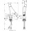 2-uchwytowa bateria umywalkowa 50 do małych umywalek z kompletem odpływowym z cięgłem AXOR Starck Organic Axor (12014310)