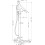 Bateria wannowa, termostatyczna, wolnostojąca Czarny Chrom Polerowany AXOR Starck Organic Axor (12016330)