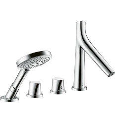 4-otworowa bateria termostatyczna na brzeg wanny Chrom AXOR Starck Organic Axor (12425000)