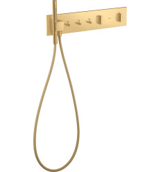 Moduł termostatyczny 540/110 do 3 odbiorników, podtynkowy Złoty Optyczny Szczotkowany AXOR ShowerComposition Axor (12572250)