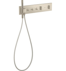 Moduł termostatyczny 540/110 do 3 odbiorników, podtynkowy Nikiel Szczotkowany AXOR ShowerComposition Axor (12572820)