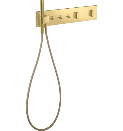 Moduł termostatyczny 540/110 do 3 odbiorników, podtynkowy Mosiądz Szczotkowany AXOR ShowerComposition Axor (12572950)