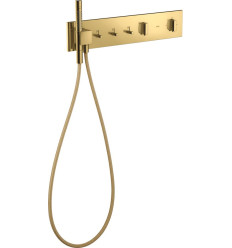 Moduł termostatyczny 540/110 do 3 odbiorników, podtynkowy Złoty Optyczny Polerowany AXOR ShowerComposition Axor (12572990)