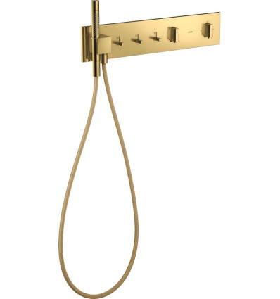 Moduł termostatyczny 540/110 do 3 odbiorników, podtynkowy Złoty Optyczny Polerowany AXOR ShowerComposition Axor (12572990)