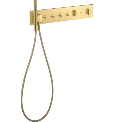 Moduł termostatyczny 610/110 do 4 odbiorników, podtynkowy Mosiądz Szczotkowany AXOR ShowerComposition Axor (12573950)