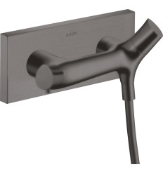 Bateria prysznicowa, termostatyczna, natynkowa Czarny Chrom Szczotkowany AXOR Starck Organic Axor (12602340)