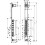 Zestaw podstawowy do panelu prysznicowego, podtynkowy AXOR ShowerComposition Axor (12676180)