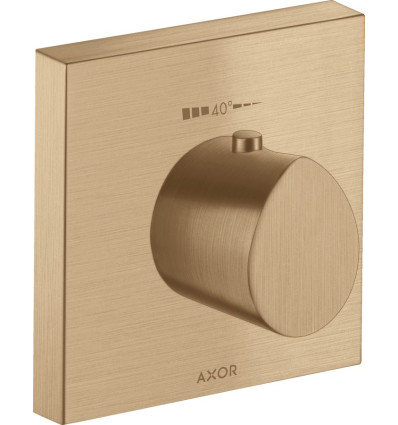 Bateria termostatyczna HighFlow 120/120, podtynkowa Brąz Szczotkowany AXOR Starck Organic Axor (12712140)