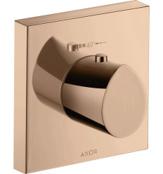 Bateria termostatyczna HighFlow 120/120, podtynkowa Czerwony Złoty Polerowany AXOR Starck Organic Axor (12712300)