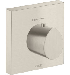 Bateria termostatyczna HighFlow 120/120, podtynkowa Stal Szlachetna Optyczna AXOR Starck Organic Axor (12712800)