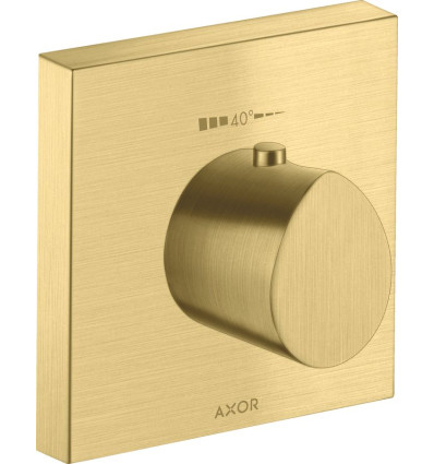 Bateria termostatyczna HighFlow 120/120, podtynkowa Mosiądz Szczotkowany AXOR Starck Organic Axor (12712950)