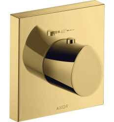 Bateria termostatyczna HighFlow 120/120, podtynkowa Złoty Optyczny Polerowany AXOR Starck Organic Axor (12712990)