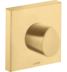 Zawór odcinający 120/120, podtynkowy Złoty Optyczny Szczotkowany AXOR Starck Organic Axor (12771250)