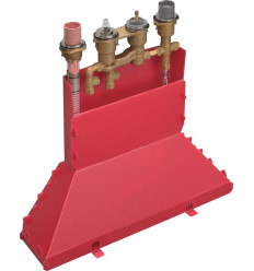 AXOR Zestaw podstawowy do 4-otworowej baterii termostatycznej na brzeg wanny, Secuflex Axor (15482180)