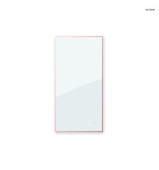 Lustro 60x120 cm prostokątne z oświetleniem od tyłu z matą grzewczą miedź szczotkowana Nordlis Oltens (64112610)