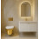 Misa wc wisząca z deską Carlo Mini Tornado NF Gold White Rea (REA-C6808)