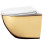 Misa wc wisząca z deską Carlo Mini Tornado NF Gold White Rea (REA-C6808)