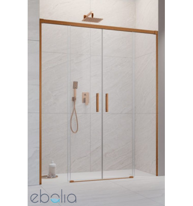 Drzwi prysznicowe 140 Idea Brushed Copper DWD Radaway (387124-93-01)