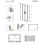 Drzwi prysznicowe 140 Idea Brushed Copper DWD Radaway (387124-93-01)