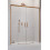 Drzwi prysznicowe 140 Idea Brushed Copper DWD Radaway (387124-93-01)