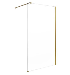 Ścianka prysznicowa 110x195 Aero Ombre Brush/White Rea (REA-K2465)