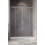 Drzwi prysznicowe 140 Idea Brushed Nickel DWD Radaway (387124-91-01)