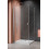 Kabina prysznicowa 80x70 Nes Brushed Nickel KDJ I Radaway (10022080-91-01L + 10039070-01-01)