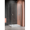 Kabina prysznicowa 90x70 Nes Brushed Nickel KDJ I Radaway (10022090-91-01R + 10039070-01-01)