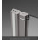 Kabina prysznicowa 90x70 Nes Brushed Nickel KDJ I Radaway (10022090-91-01R + 10039070-01-01)