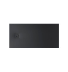 BRODZIK PROSTOKĄTNY 180 x 80 CZARNY MAGMA Roca (APE0170832003400)