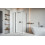 Kabina prysznicowa 80x70 Nes Brushed GunMetal KDJ II Radaway (10032080-92-01L + 10039070-01-01)