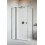 Kabina prysznicowa 80x70 Nes Brushed GunMetal KDJ II Radaway (10032080-92-01L + 10039070-01-01)