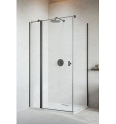Kabina prysznicowa 80x70 Nes Brushed GunMetal KDJ II Radaway (10032080-92-01L + 10039070-01-01)